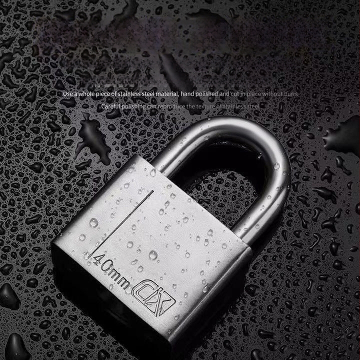 Nerūdijančio plieno užraktas HT-9685, namų ir lauko naudojimui, tiesioginio atidarymo užraktas