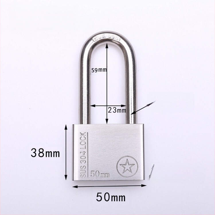 304 nerūdijančio plieno spyna, atsparus vagystėms ir vandeniui, tiesioginio atidarymo tipas, modelis Sbe, šiuolaikiškas minimalistinis dizainas