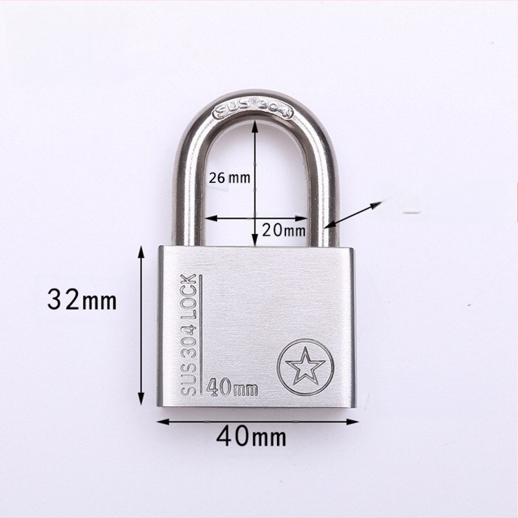 304 nerūdijančio plieno spyna, atsparus vagystėms ir vandeniui, tiesioginio atidarymo tipas, modelis Sbe, šiuolaikiškas minimalistinis dizainas