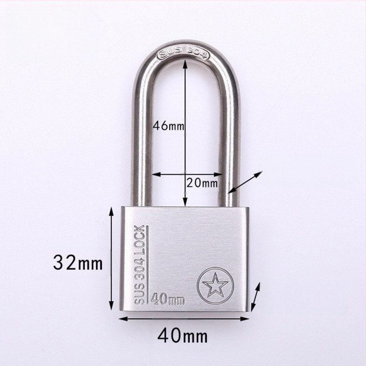 304 nerūdijančio plieno spyna, atsparus vagystėms ir vandeniui, tiesioginio atidarymo tipas, modelis Sbe, šiuolaikiškas minimalistinis dizainas