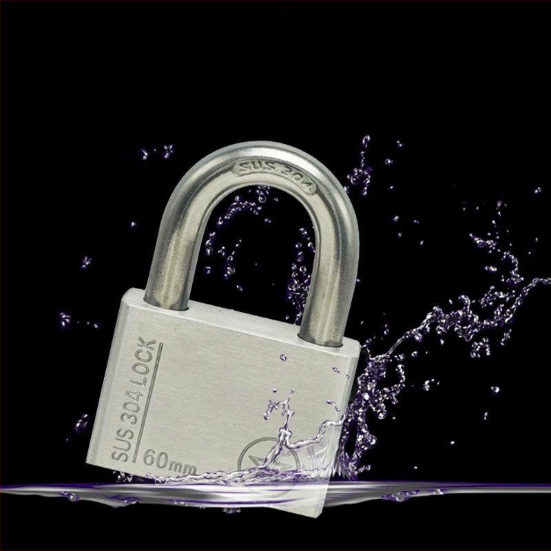 304 nerūdijančio plieno spyna, atsparus vagystėms ir vandeniui, tiesioginio atidarymo tipas, modelis Sbe, šiuolaikiškas minimalistinis dizainas