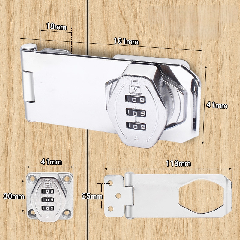 Jin Aoding tsinkide suklus kapp lukustus, puurimiseta paigaldus, 90° nurga sahtli/kapi lukustus, mudel 2023.1.7, litsentsitud privaatse märgistuse võimalus