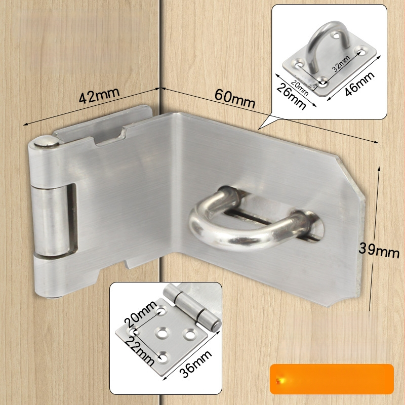 Jin Aoding tsinkide suklus kapp lukustus, puurimiseta paigaldus, 90° nurga sahtli/kapi lukustus, mudel 2023.1.7, litsentsitud privaatse märgistuse võimalus