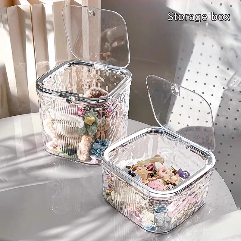 Plaukų aksesuarų laikymo dėžutė, plastikas, 18 L talpa, japonų stilius, logotipo spausdinimas įmanomas