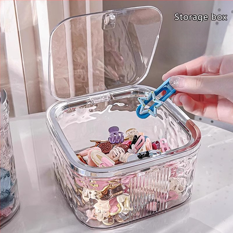 Plaukų aksesuarų laikymo dėžutė, plastikas, 18 L talpa, japonų stilius, logotipo spausdinimas įmanomas