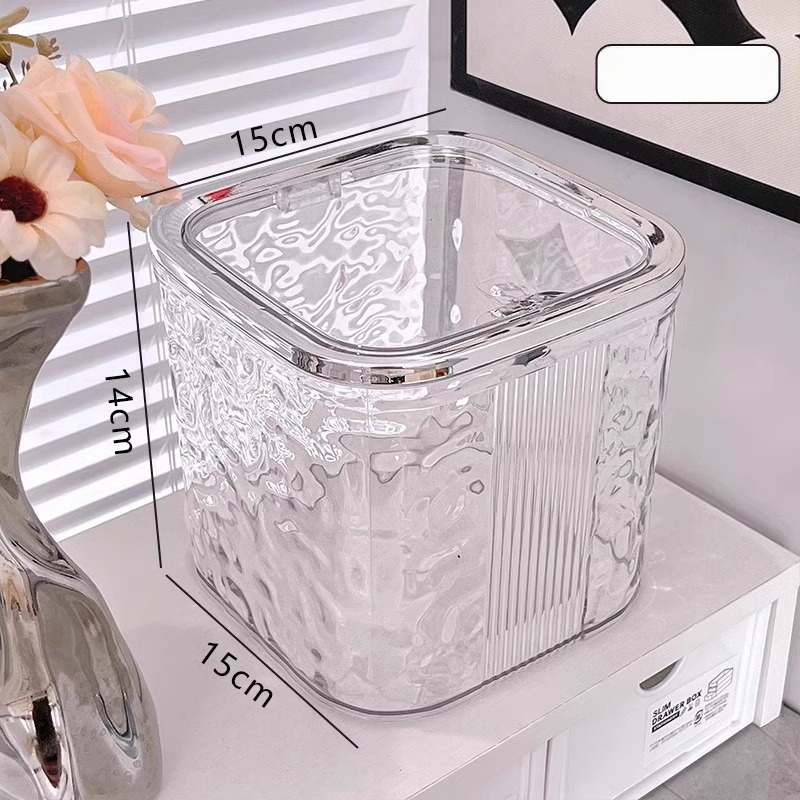 Plaukų aksesuarų laikymo dėžutė, plastikas, 18 L talpa, japonų stilius, logotipo spausdinimas įmanomas