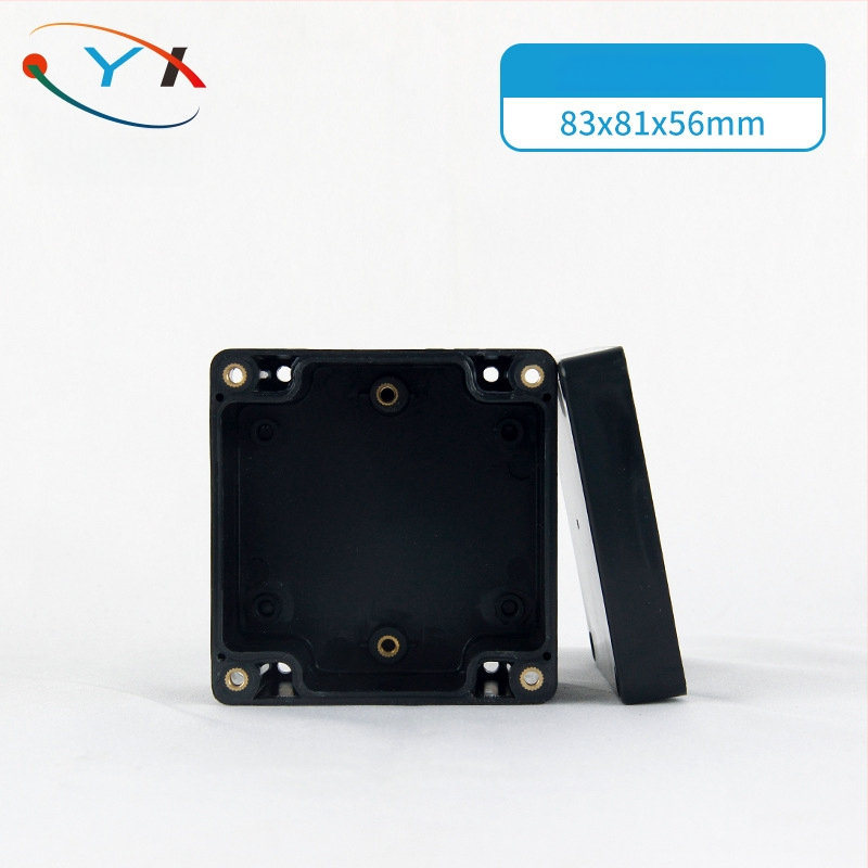 Išorinė vandeniui atspari jungčių dėžutė iš ABS plastiko, korpusas su V0 klase ir degumo atsparumu