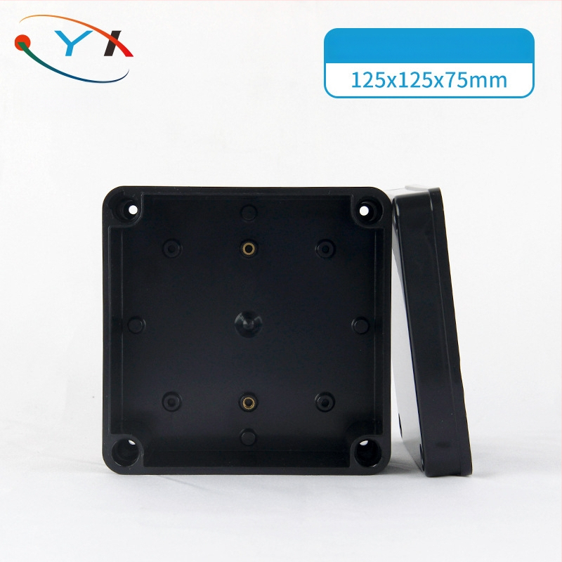 Išorinė vandeniui atspari jungčių dėžutė iš ABS plastiko, korpusas su V0 klase ir degumo atsparumu