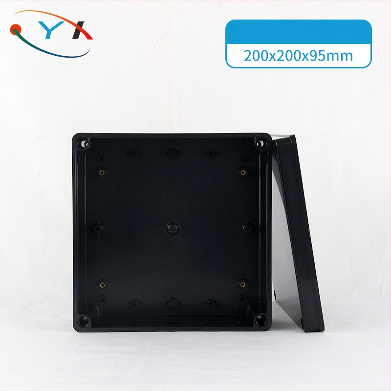 Išorinė vandeniui atspari jungčių dėžutė iš ABS plastiko, korpusas su V0 klase ir degumo atsparumu