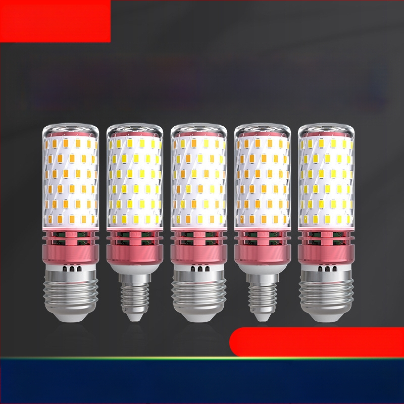 LED kukurūzų lemputė, E27/E14 lizdas, 220V, 1000 lm, 3000K, 360° spinduliavimas