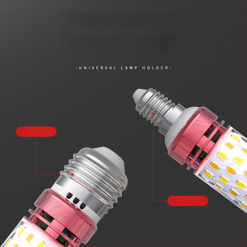 LED kukurūzų lemputė, E27/E14 lizdas, 220V, 1000 lm, 3000K, 360° spinduliavimas