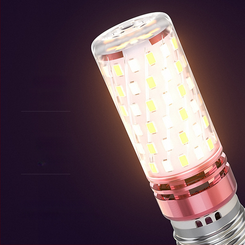 LED kukurūzų lemputė, E27/E14 lizdas, 220V, 1000 lm, 3000K, 360° spinduliavimas