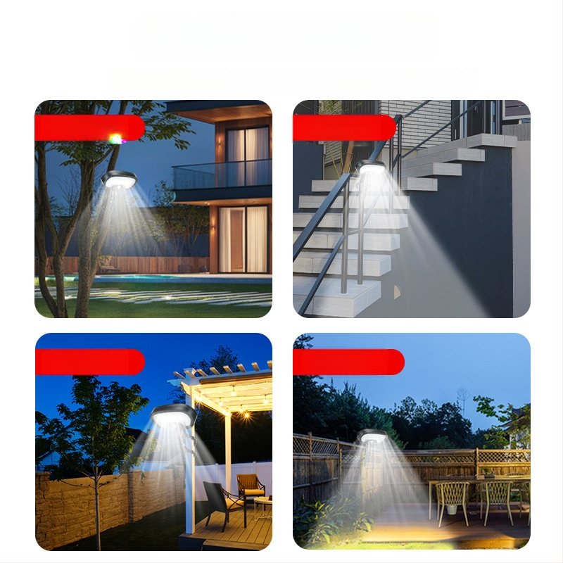 Lauko saulės LED lempos su judesio jutikliu kiemui ir tvorai — IP65, 3,6 V, 6–12 val. veikimas