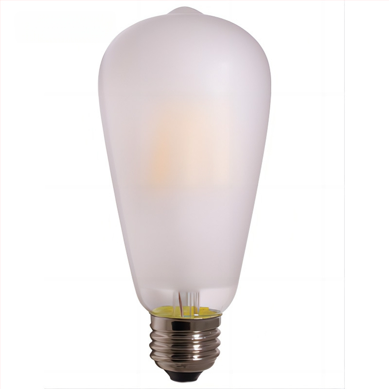Edison LED filamentų lemputė E27 ST64, 220V, 480 lm, 360° šviesos spindulio kampas, reguliuojamas ryškumas