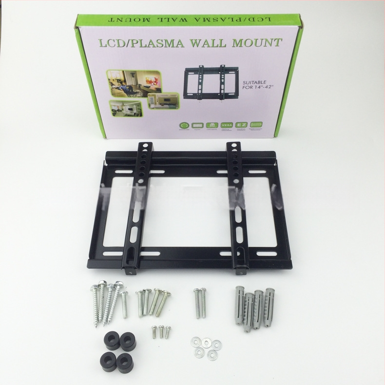 LED/LCD televizoriaus sieninis laikiklis – universalus, fiksuotas, geležies laikiklis, apkrova > 15 kg