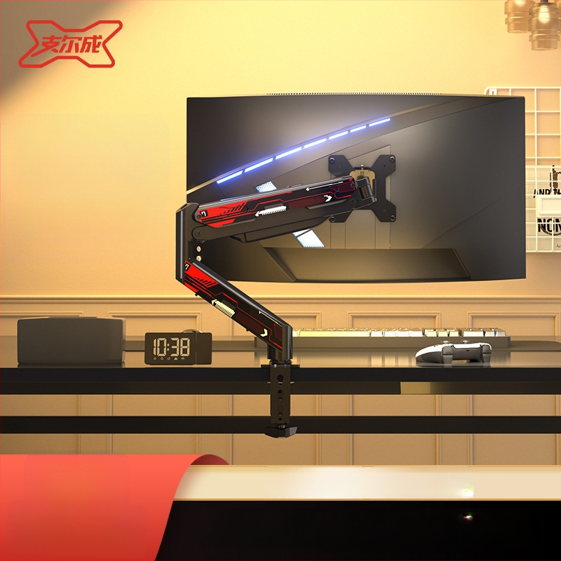 Md8 atnaujintas monitoriaus laikiklis – šaltai valcuoto plieno, suderinamas su 17–32 colių monitoriais, 3 kg svoris, pasisukantis kantilever galda stovas