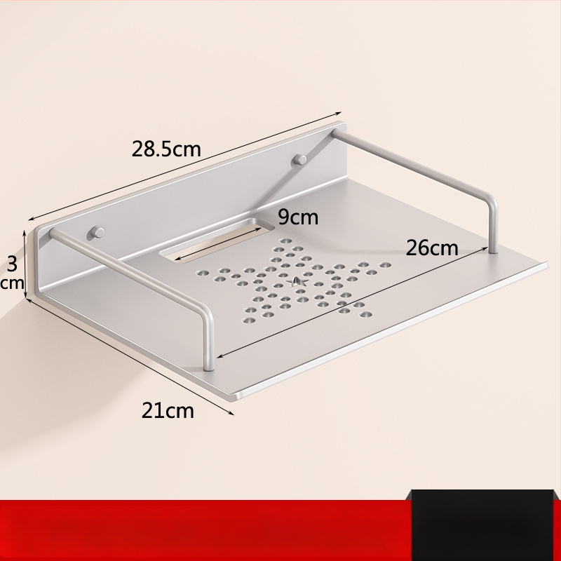 Sieninis maršrutizatoriaus laikiklis saugyklai (Medžiaga: anglies plienas; Diegimas be gręžimo; Vieno sluoksnio; Saugyklai gyvenamajame kambaryje)