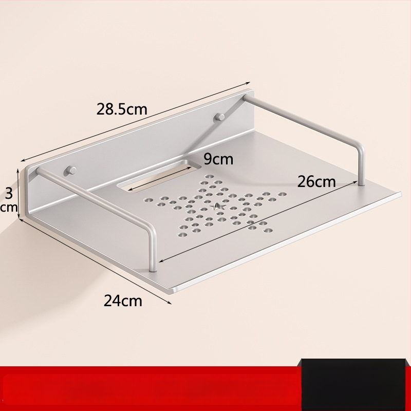 Sieninis maršrutizatoriaus laikiklis saugyklai (Medžiaga: anglies plienas; Diegimas be gręžimo; Vieno sluoksnio; Saugyklai gyvenamajame kambaryje)