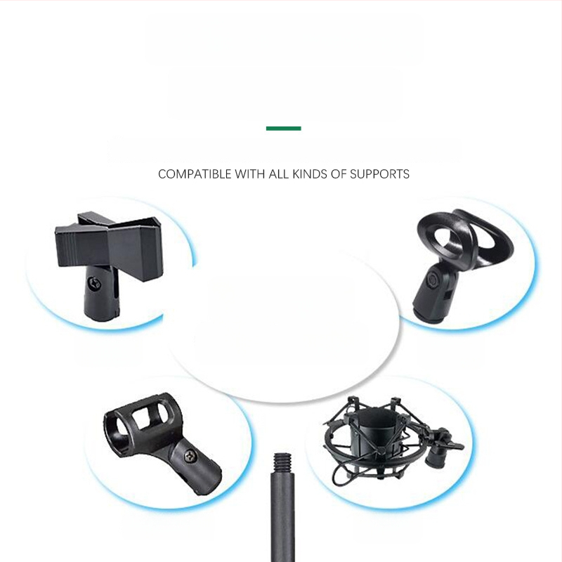 Stalo laikiklis telefonui ir mikrofonui su reguliuojamu apšvietimu tiesioginiams transliavimams, apvalios diskos pagrindas, metalinė vamzdinė konstrukcija.