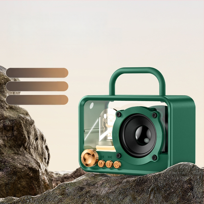 Bluetooth lauakõlar sisseehitatud akuga, 5W, Bluetooth 5.3, sagedusvahemik 60 Hz–15 kHz, tööulatus kuni 10 m