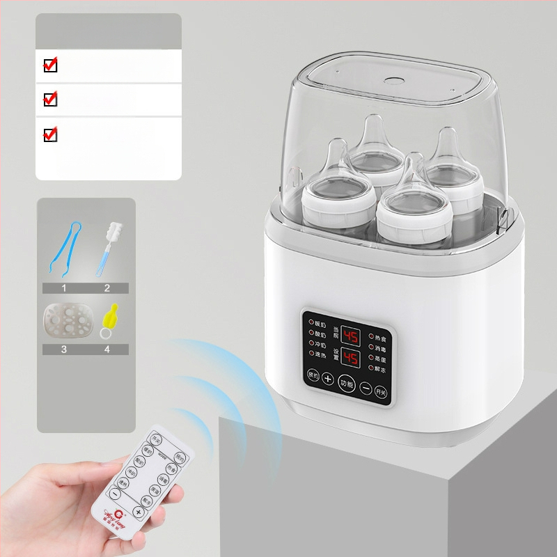 Divu funkciju piena sildītājs un pudelīšu sterilizators AY-N18, 170W, 220V AC, PP