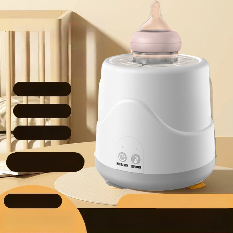 Elektrinis kūdikių pieno plakiklis su 55°C pastovia temperatūra, USB įkrovimas, 3 greičiai maišymui, greitas šildymas