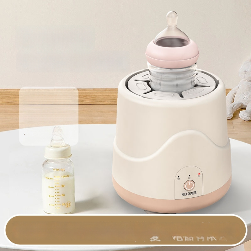 Elektrinis kūdikių pieno plakiklis su 55°C pastovia temperatūra, USB įkrovimas, 3 greičiai maišymui, greitas šildymas