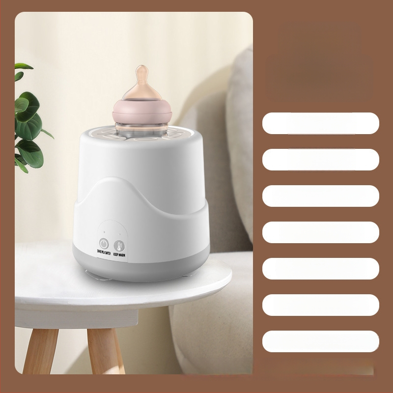 Elektrinis kūdikių pieno plakiklis su 55°C pastovia temperatūra, USB įkrovimas, 3 greičiai maišymui, greitas šildymas