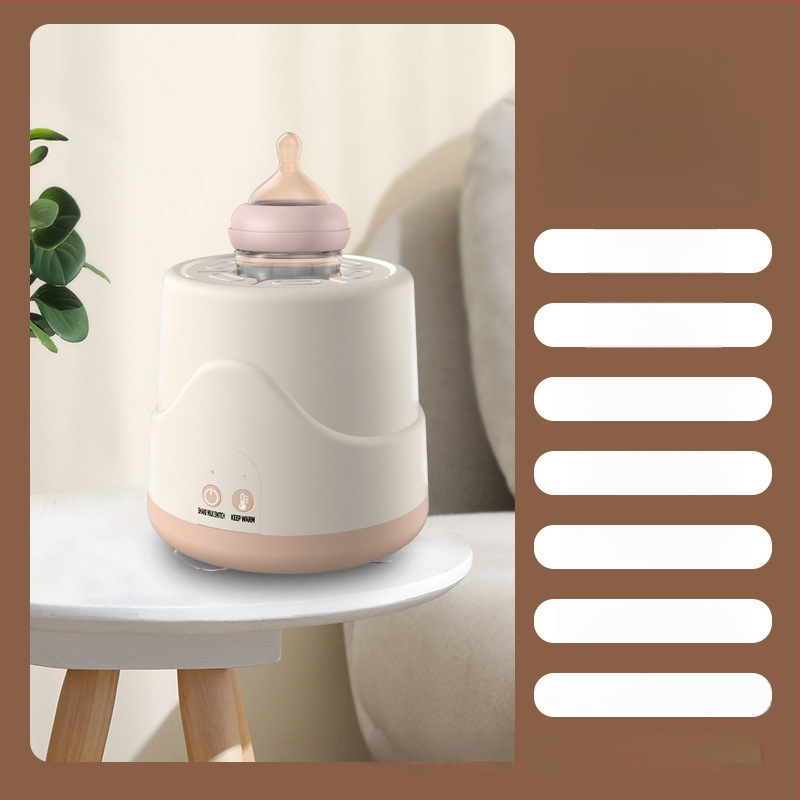 Elektrinis kūdikių pieno plakiklis su 55°C pastovia temperatūra, USB įkrovimas, 3 greičiai maišymui, greitas šildymas