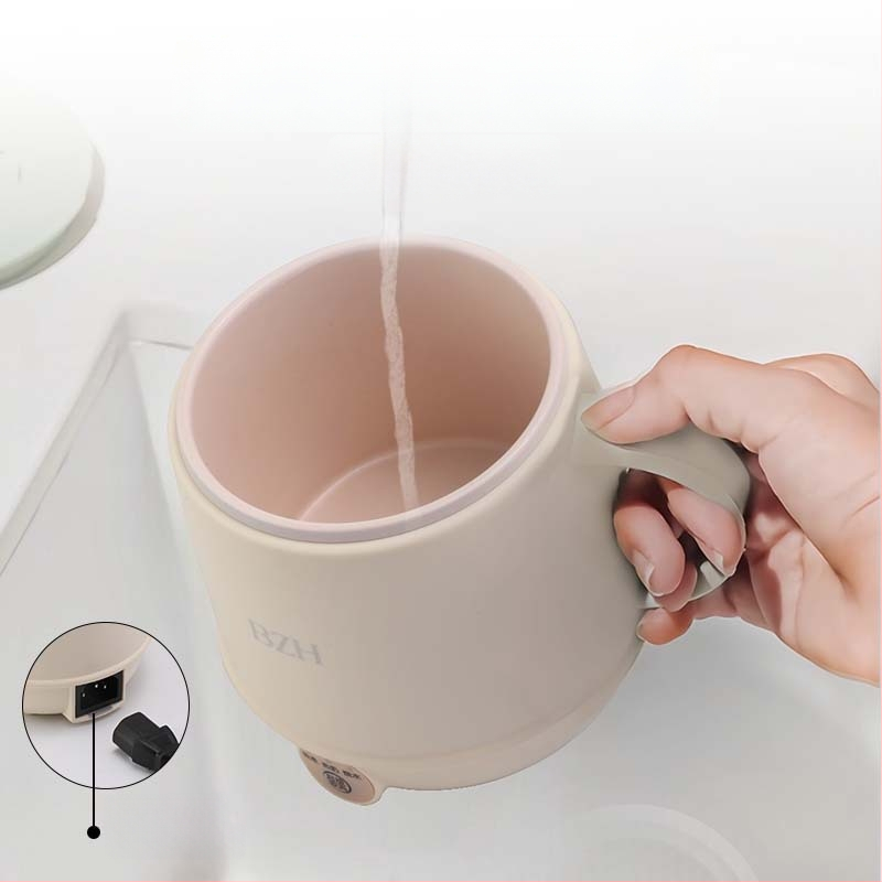 Elektrinė gėrimų šildymo taurė – daugiadalykinis arbatinukas su pieno šildymo funkcija, apsauga nuo perkaitimo ir sausos degimo prevencija, 300W