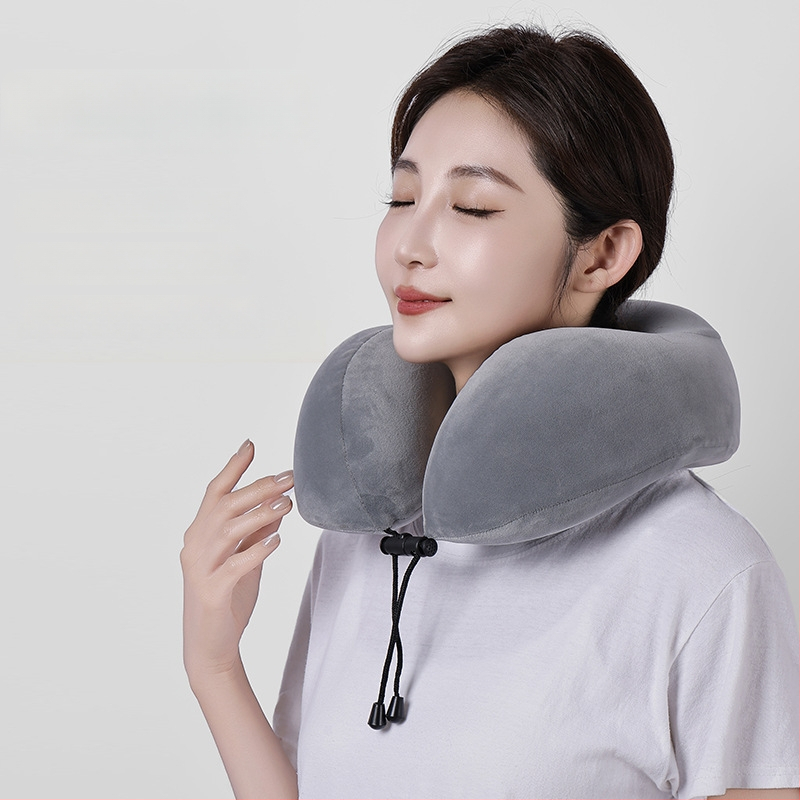 U formos kelioninė kaklo pagalvė; užpildas: atminties medžiaga; pagalvės korpuso audinys: velvetas; stilius: šiuolaikinis minimalistinis; prekės ženklas: Chengyi warm.