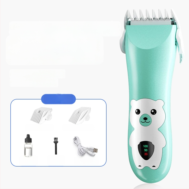 Kūdikių plaukų kirpimo elektrinis skustuvas, tylus veikimas, 50W, įkrovimas, keraminė pjovimo galvutė