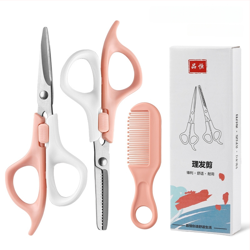 Beebide juukselõikuse komplekt: lame kääride komplekt, 20-hamba peenenduskääride ja kammi; peenendamine 15-25