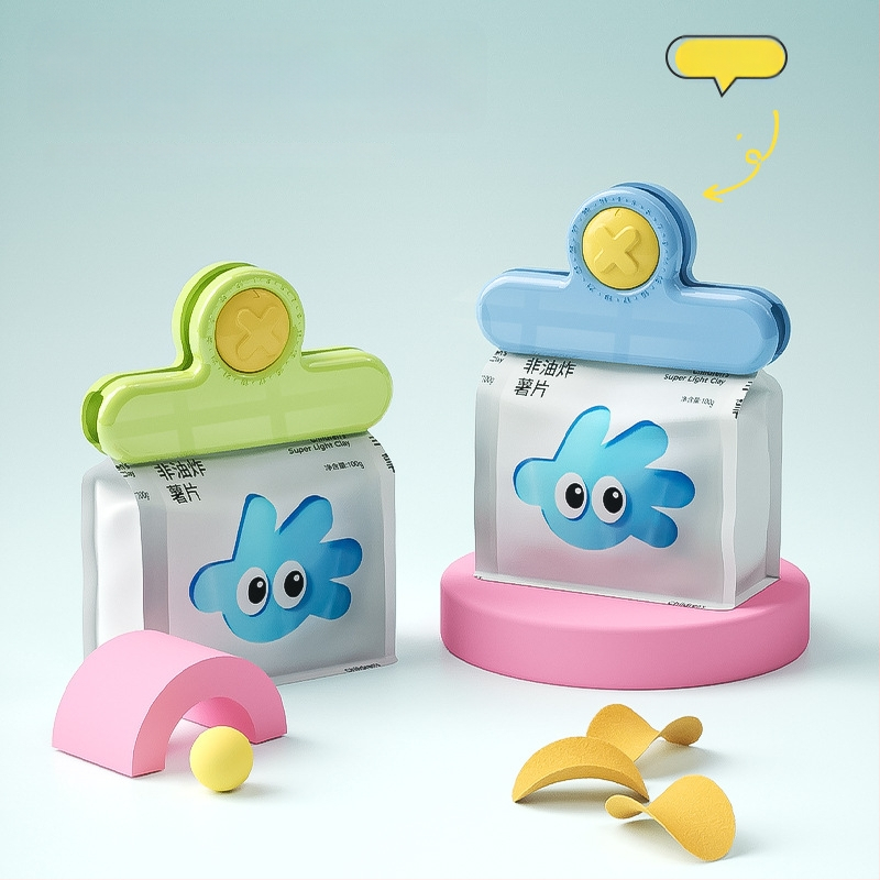 Toidukvaliteediline plastikust sulgklips kottide jaoks, niiskuskindel ja värskuse hoidja, koduköögile (JSQFKJ)