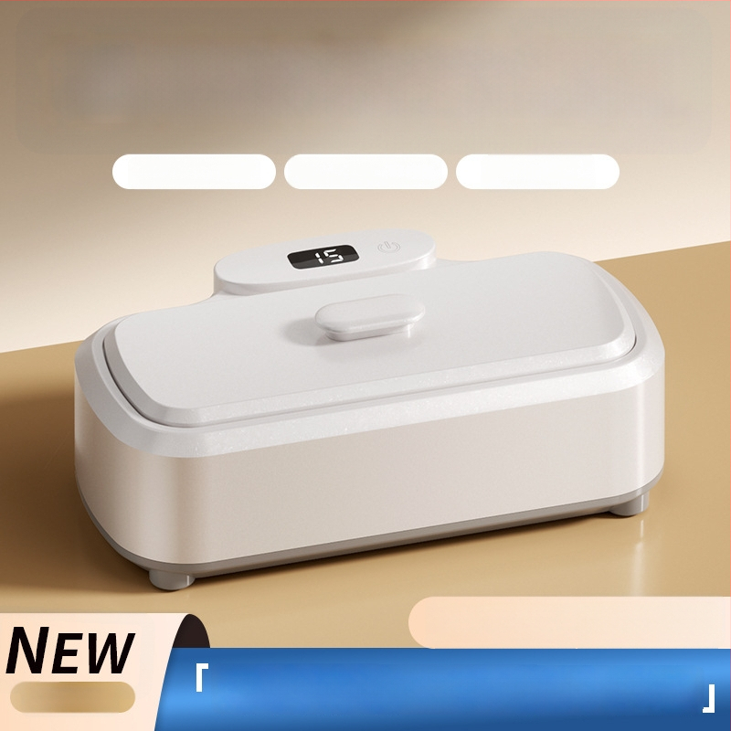 Ultrasonic puhastusmasin prillidele, breketitele ja juveelidele – 12V, 15W, 301–500 ml, ABS alus, mehaaniline töörežiim