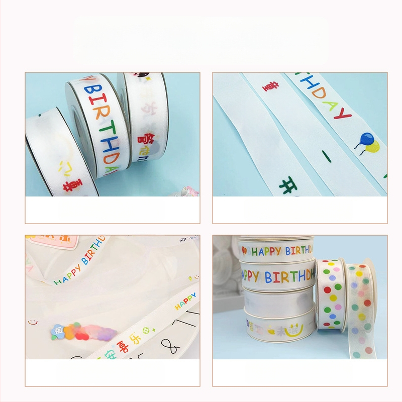 Weihao poliestera satīna lenta dāvanas iesaiņošanai un tortēm, piemērota ziedu iesaiņošanai