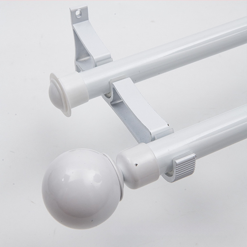 Kardinavardade komplekt Rooma vardaga, ühekordne ja kahekordne vars, alumiiniumist kinnitusvahendid, kaasaegne minimalistlik stiil, kohandatav