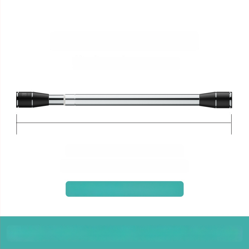 Epai nerūdijančio plieno teleskopinė lazda skalbiniams džiovinti balkone — modernus minimalizmas, pristatytas 2020 m.