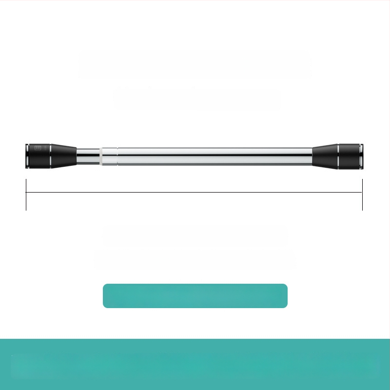 Epai nerūdijančio plieno teleskopinė lazda skalbiniams džiovinti balkone — modernus minimalizmas, pristatytas 2020 m.