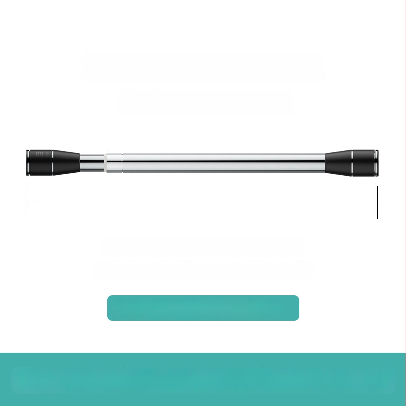 Epai nerūdijančio plieno teleskopinė lazda skalbiniams džiovinti balkone — modernus minimalizmas, pristatytas 2020 m.