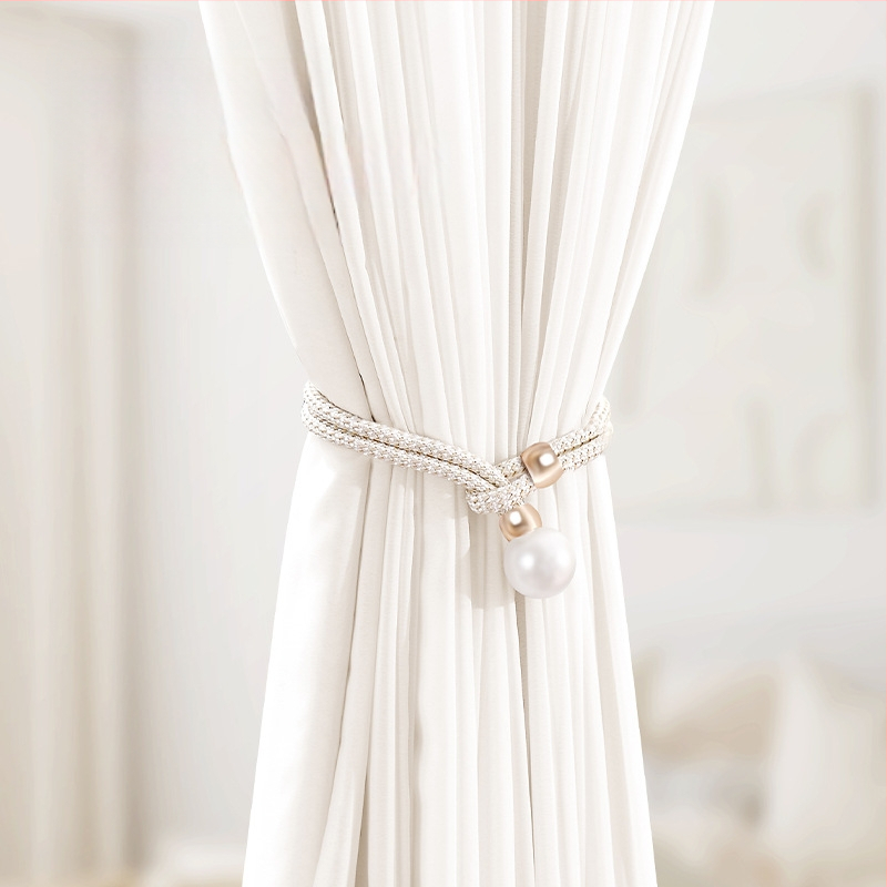 Poros perlinių užuolaidų raišteliai — šiuolaikinis minimalistinis stilius, poliesteris PVC