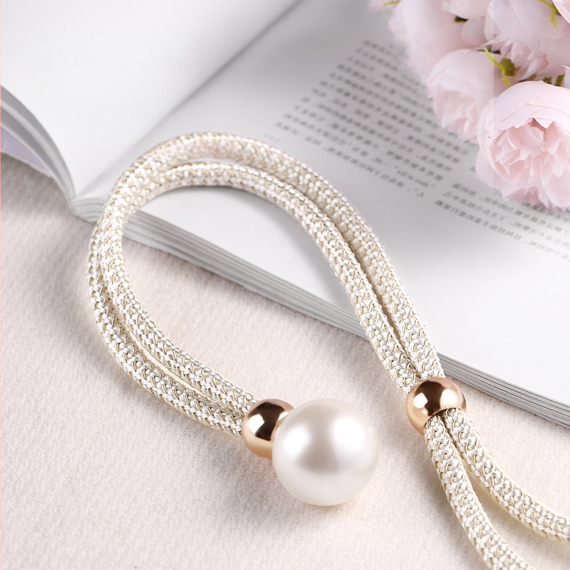 Poros perlinių užuolaidų raišteliai — šiuolaikinis minimalistinis stilius, poliesteris PVC