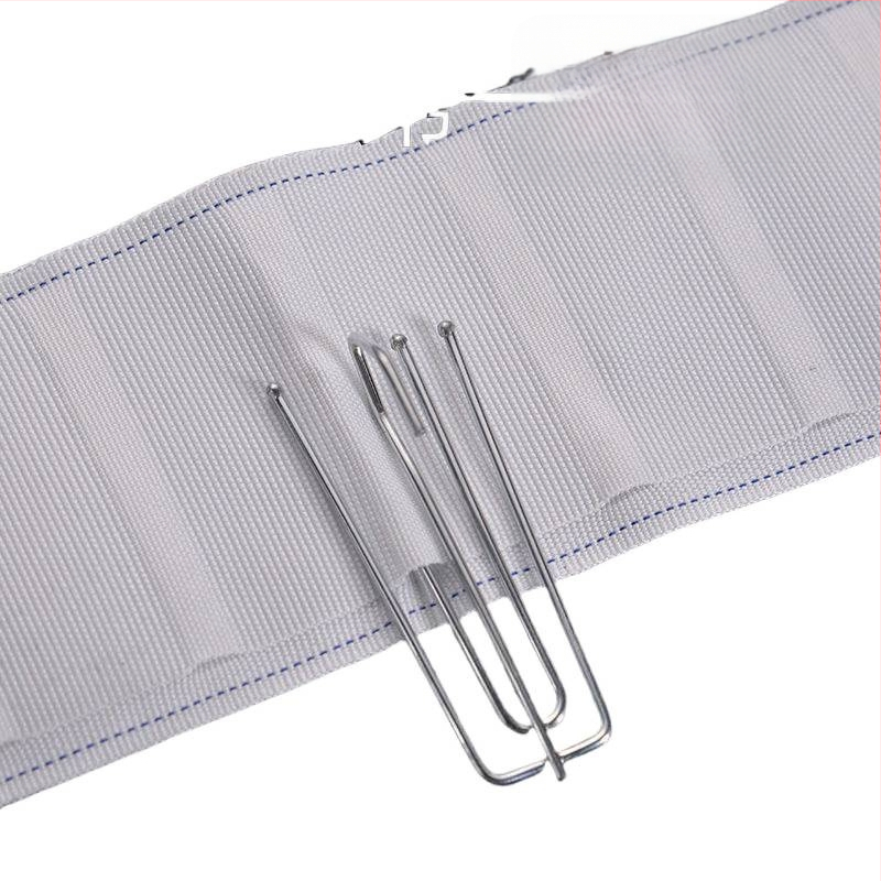 Užuolaidų audinio juostelės su kabliukais, skalbiamos mašinoje, storesnės juostelės, užuolaidų priedai