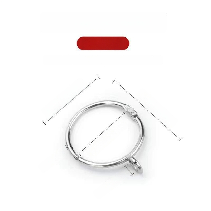 Metalo užuolaidų žiedas – apvalus kilpos žiedas rominei strypo laikikliui, šiuolaikiškas minimalistinis stilius, pritaikomas.