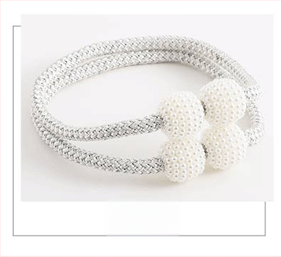 Top of the Sea Magnetinė sagtelė dušo užuolaidoms – vandeniui atspari, poliesterio siūlai + magnetas, paprastas stilius