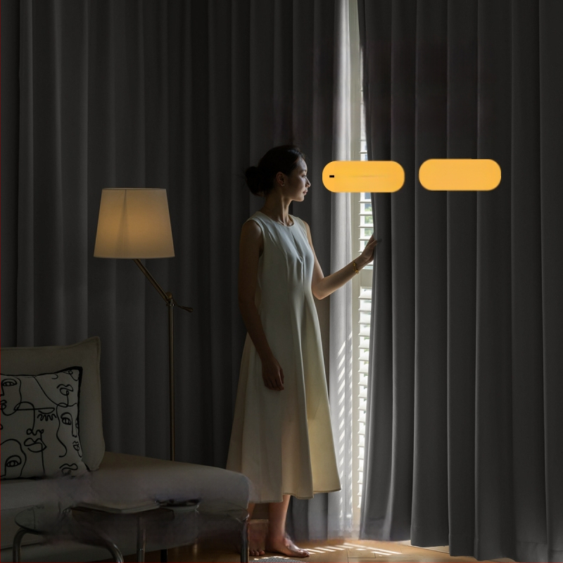 Divpusēja AB Chenille logu aizkars dzīvojamajai istabai, guļamistabai un studijai — poliesters, 90–100% gaismas aizvēršana, svītrainu/ vienkrāsains raksts