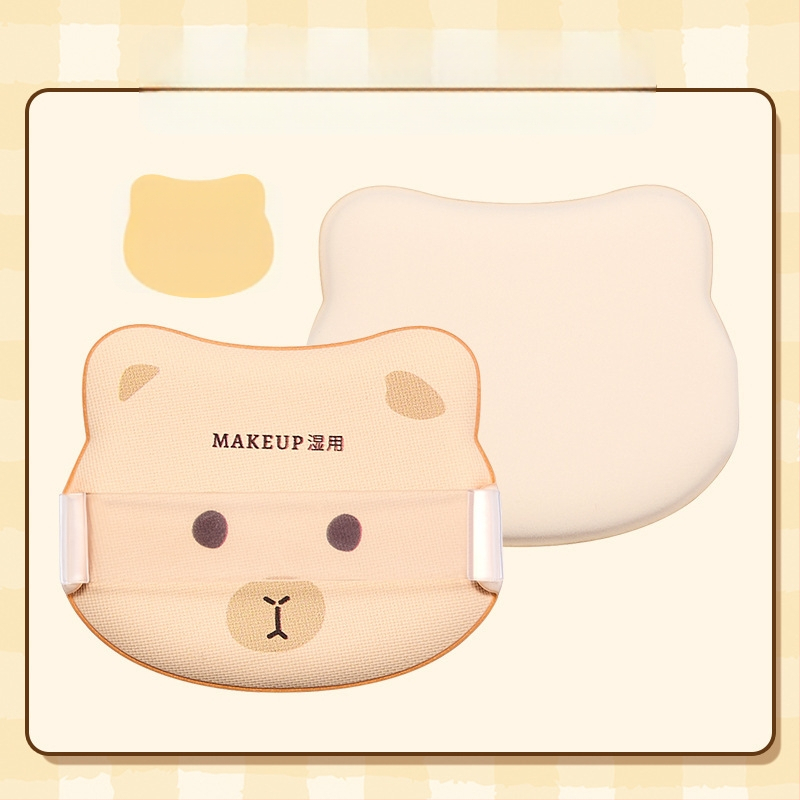 GECOMO pudrupuffide komplekt – hüdrofiilne latexivaba materjal, tilgakujuline kuju, ideaalseks meigiks