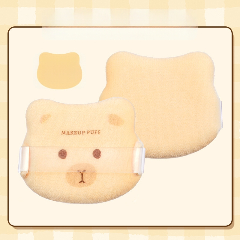 GECOMO pudrupuffide komplekt – hüdrofiilne latexivaba materjal, tilgakujuline kuju, ideaalseks meigiks