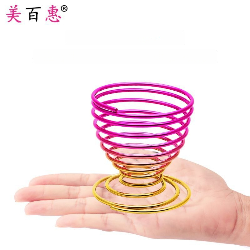 Pudrų pūtimo laikiklis ir makiažo šepetėlių laikiklis – Anglies plienas, 0.062 kg, Maybewei, Metalo vielos konstrukcija