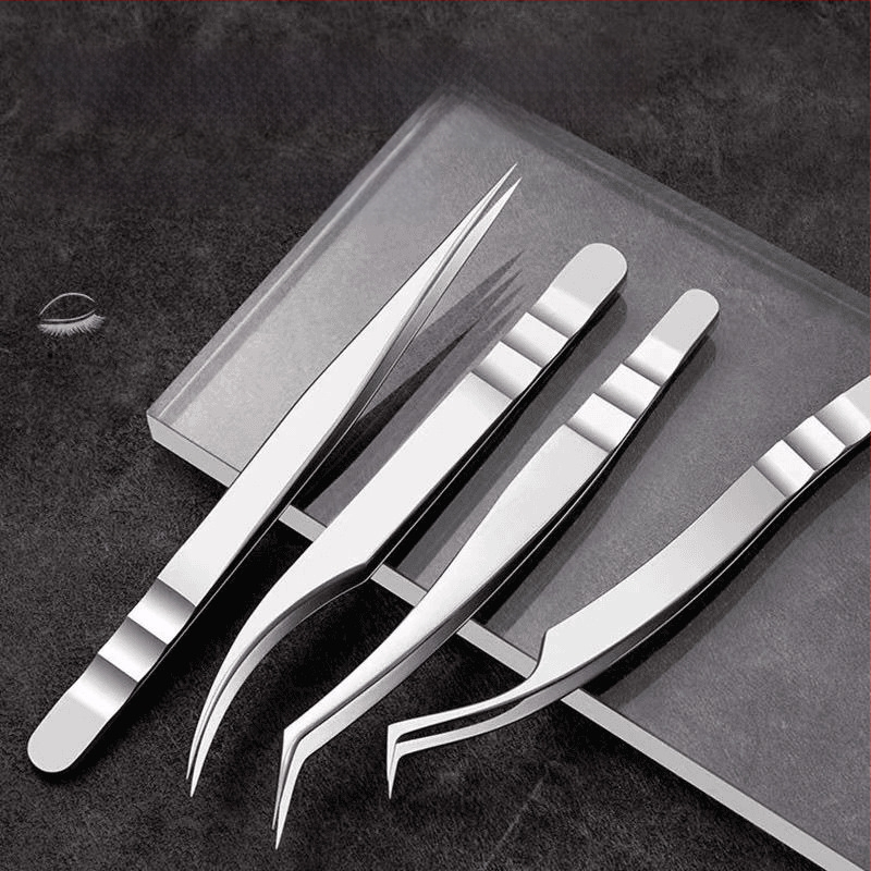 Graftuojančios blakstienų pincetės, nerūdijantis plienas, anti statinės